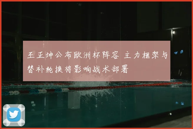 王正坤公布欧洲杯阵容 主力框架与替补轮换将影响战术部署